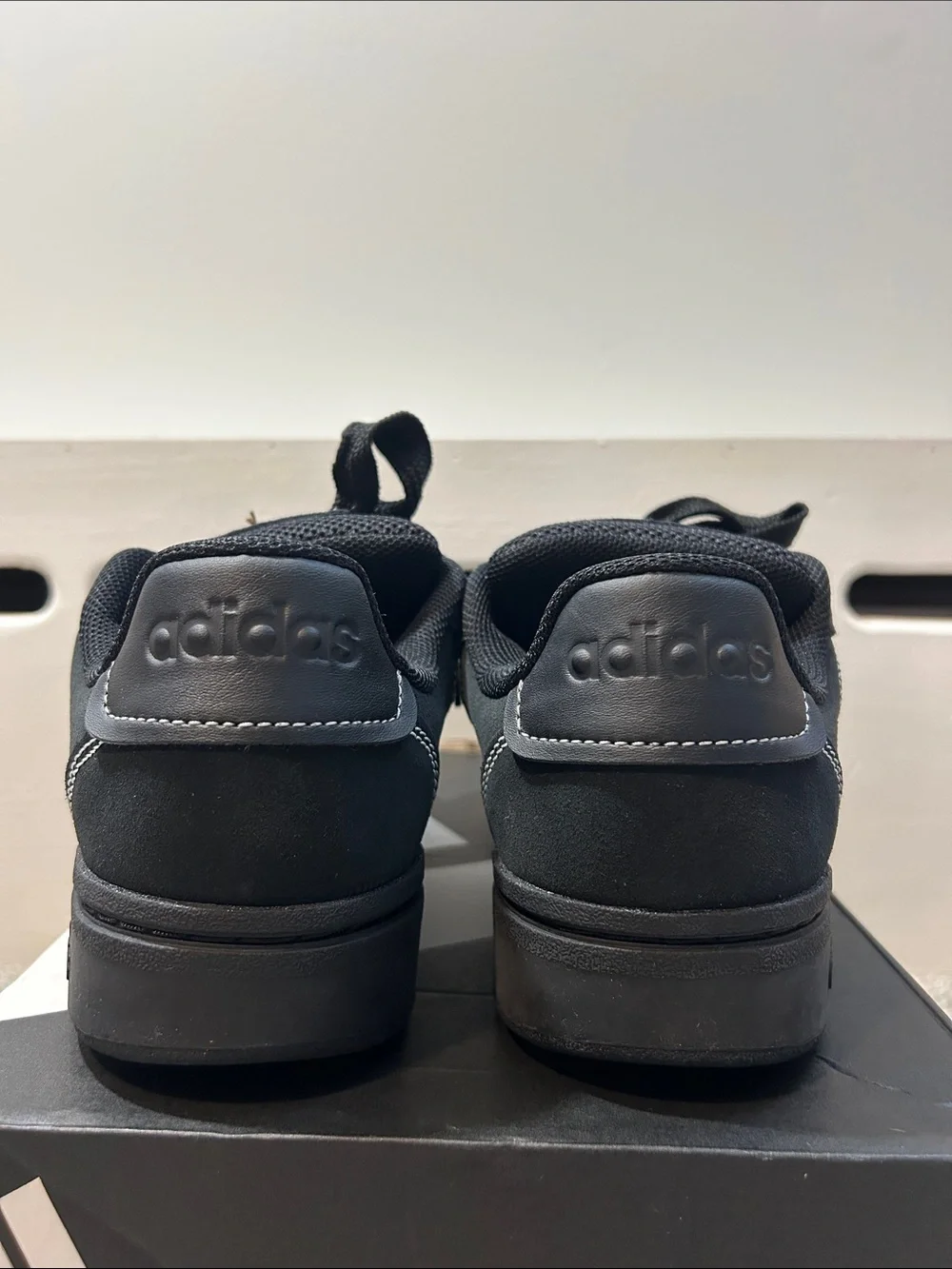 New Adidas Grand Court Alpha Sk8 Sneaker in Black and White